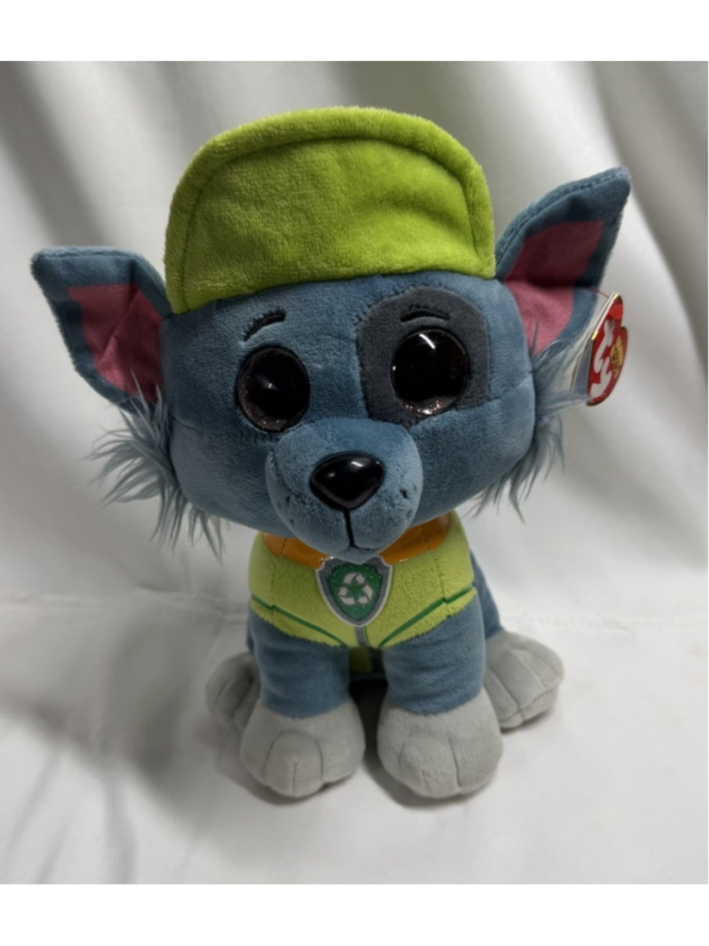 TY Beanie Baby Boos Paw Patrol Rocky Plush Stuffed Animal Toy With Tag